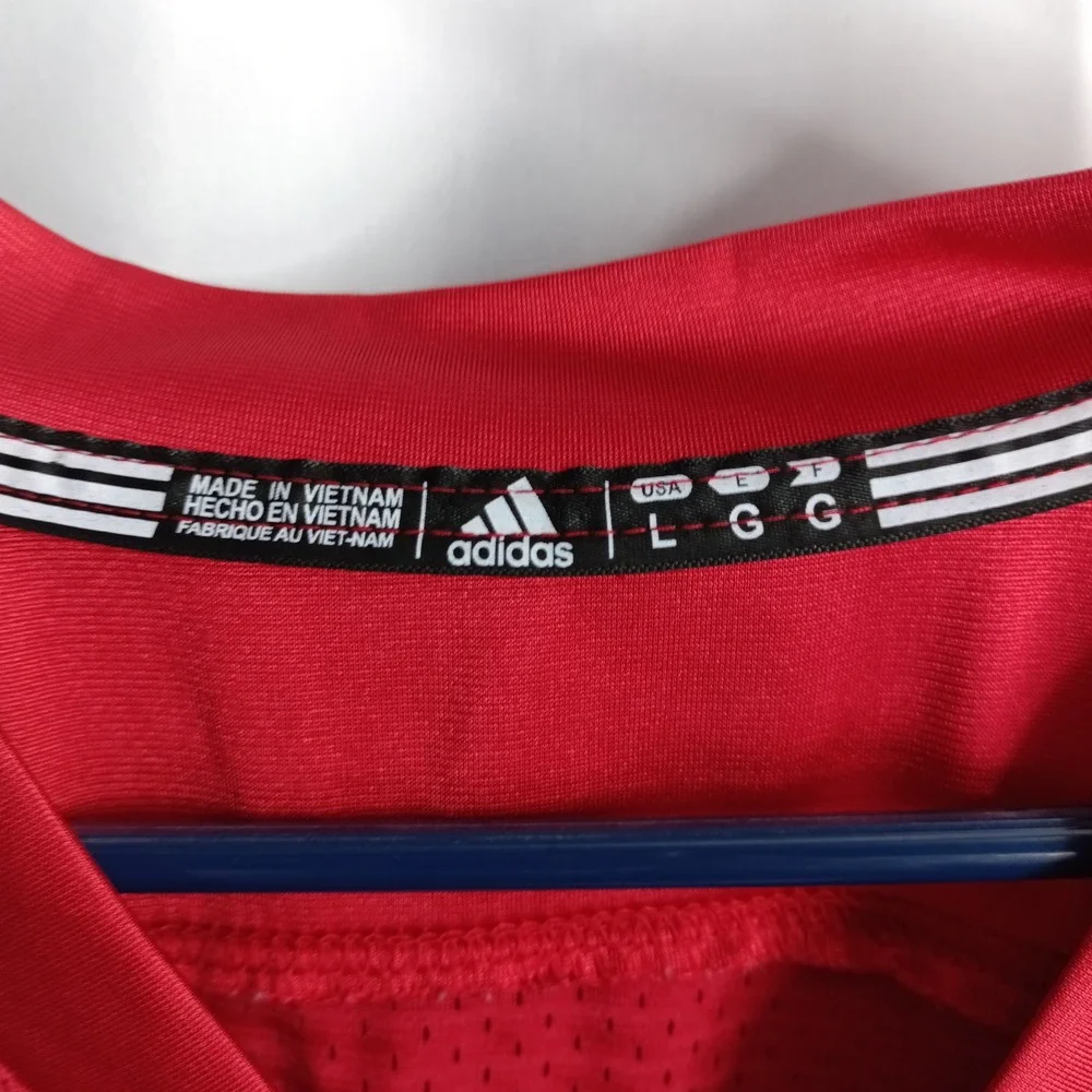 Adidas Kansas Jayhawks Cobee Bryant 98 Football Jersey Large Red KU NCAA